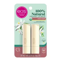 Balsamo Labial Eos Lip Natural 2 Unidades - Vanilla Bean