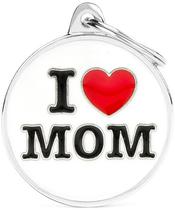 Medalha de Identificacao Myfamily Charms Circulo Grande &&#35;34;I Love Mom&&#35;34; CH17LOVEMOM