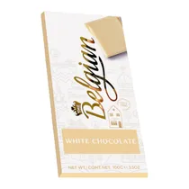 Barra de Chocolate Belgian Branco 100G