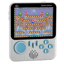 Console Portátil Game Box G7 de 3.5" com 666 Jogos - Cinza/Azul (Espanhol/Inglês)