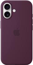 Case Apple para iPhone 16 MYY43ZM/A - Silicone Case Magsafe Plum