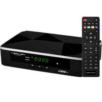 Receptor Fta America Box S305 GX Pro Iptv 4K Ultra HD Wifi - Preto