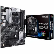 Placa Mãe Asus AM4 Prime B550-Plus / DDR4 / HDMI / DP / USB-C / Lan / Som
