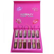 Kit 2IN1 6 Lipgloss com 6 Lipstick H-58057