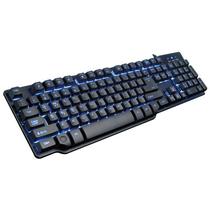 Teclado Set Gamer Semi Mecanico LED USB PT - Black