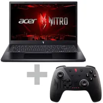 Notebook Gamer Acer Nitro V 15 ANV15-51-717H Intel Core i7 13620H Tela FHD 15.6" / 16GB de Ram / 512GB SSD / Geforce RTX 4050 6GB - Obsidian Preto (Ingles)