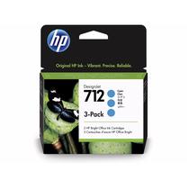 Cartucho HP 712 (3ED77A) Cyan 29ML T250 3-Pack