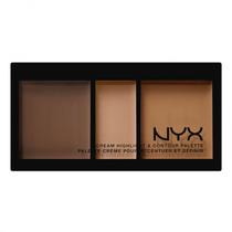 Paleta de Contorno NYX Cream Highlight 03 Deep