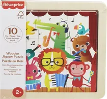 Blocos de Madeira Fisher-Price - 10 PCS