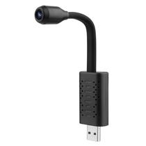 Mini Camera de Seguranca Espia Luo LU-E96 / Wifi / USB / HD / IP67 / App V380 Pro - Preto