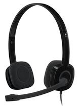 Fone de Ouvido Logitech H151 Estereo Headset Wind/Ios/Andr Preto