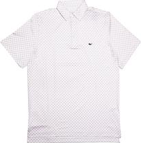 Outlet Camiseta Polo Vineyard Vines 1G010746 Masculina - Branca/Rosa