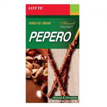 Palitinhos Cobertos com Chocolate e Amendoas Lotte Pepero 32G