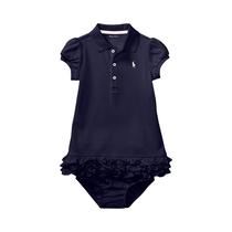 Vestido+Bombachita Infantil Polo Ralph Lauren 310532491007