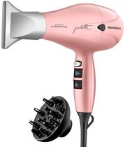 Secador de Cabelo Mondial QU4TRO Elementos BY Juliette SCP-JU-01 2000W 120V/60HZ - Rosa