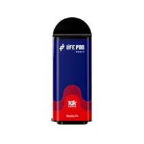 Vape Descartavel Life Pod Eco 2 Cartridge 10000 Puffs 5% Nicotina - Blueberry Watermelon