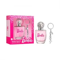 Perfume Infantil Barbie Edt Feminino 100ML com Chaveiro