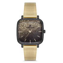 Relogio Analogico Feminino Daniel Klein DK.1.12761-5 Premium Ladies / Pulsera de Malla - Dourado/Preto