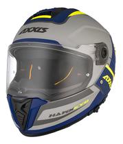 Capacete Axxis Hawk SV Evo Daytona C2 - Fechado - Tamanho XXL - com Oculos Internos - Gray Mate