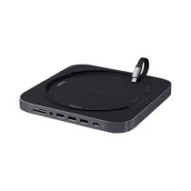 Adaptador Satechi ST-Abhfm USB-C Adap 6 In 1 para Mac Mini Negro