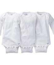 Gerber Set 03 Bodies Manga Larga BLANCO-3-6M