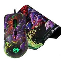 Mouse +Mousepad Marvo G932+G20 Gaming USB Preto