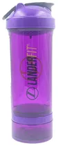 Garrafa Shaker Landerfit Pro 700ML - Roxo