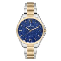 Relógio Analógico Feminino Daniel Klein DK.1.12721-6 Premium Ladies / Pulseira de Aço Inoxidável - Prata/Dourado