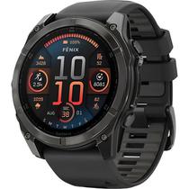 Relogio GPS Garmin Fenix 8 51MM Amoled Sapphire 010-02905-20 Carbon Gray/DLC Titanium Black - Pebble Gray