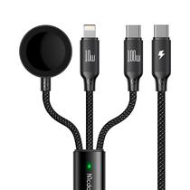 Cable Mcdodo CA-4940 3 En 1 USB-C A Tipo-C + iPhone + Cargador Inalmbrico Apple Watch