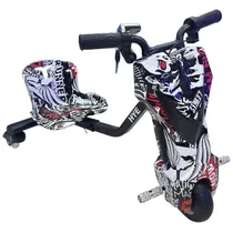 Triciclo Eletrico HYE-TR01 6.5" - White Black Comic