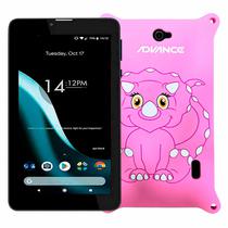 Tablet Advance Prime PR5850 Tela 7" 16GB 1GB Ram + Case Rosa - Preto