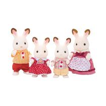 Figuras Epoch Sylvanian Families Chocolate Rabbit Family 4150