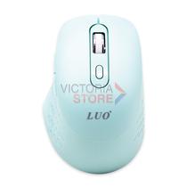 Mouse Dpi Sem Fio Wireless Optical Luo LU-3047 / 1600 Dpi / USB-A - Verde Claro