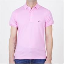 Camiseta Tommy Hilfiger Polo Masculino MW0MW03549-601 M Rosa