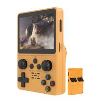 Console Game Portatil R35S Resolution Screen High 640*480 /DDR3L /15000 Jogos - Amarelo