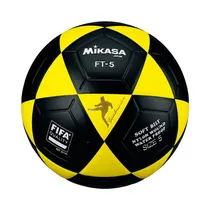 Pelota Mikasa FT-5 Negro Con Amarillo