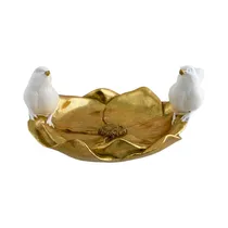Centro de Mesa Santini 201-6400016 21 CM Dorado - Blanco
