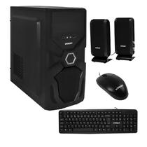 Gabinete Satellite K-731 + Mouse A-33 + Teclado AK-910 + Speaker s-001 - Preto