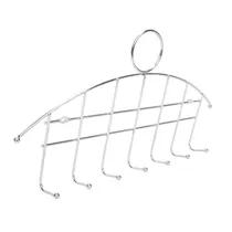 Cabide de Metal Cinza Multiuso 36X19CM