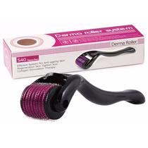 Derma Roller System DRS50 - 540 Agulhas 0.5MM - Preto, Rosa