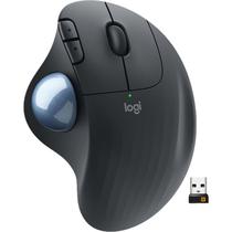 Mouse Trackball Logitech M575 Ergo Sem Fio  Preto