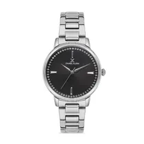 Relógio Analógico Feminino Daniel Klein Premium DK.1.12550-6 - Prata/Preto