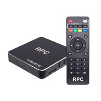 Receptor TV Box RPC / 8K / Ultra HD / 64GB / 512GB / Wifi / Iptv / Android 12.1 - Preto