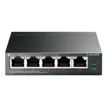 Hub Switch TP-Link TL-SG105PE 5 Portas Gigabit 4POE 1000MBPS - Cinza