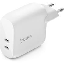 Carregador Duplo de Parede Belkin WCB006VFWH 20W USB-C, PD 40W Branco Brasil