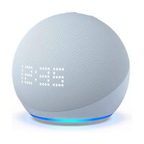 Caixa de Som Amazon Echo Dot 5 Geracao C4E8S3 / Smart Speaker / Altofalante Inteligente com Relogio e Alexa / Wi-Fi e Bluetooth - Blue