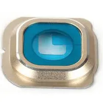 Lente Camara Samsung S6-Edge Dourado(Completo)