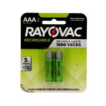 Pilha Rayovac Recargables AAA X2