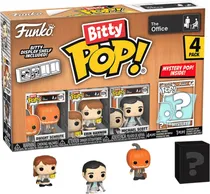 Bonecos Dwight Schrute/ Erin Hannon/Michael Scott - The Office Funko Bitty Pop! 4 Pack